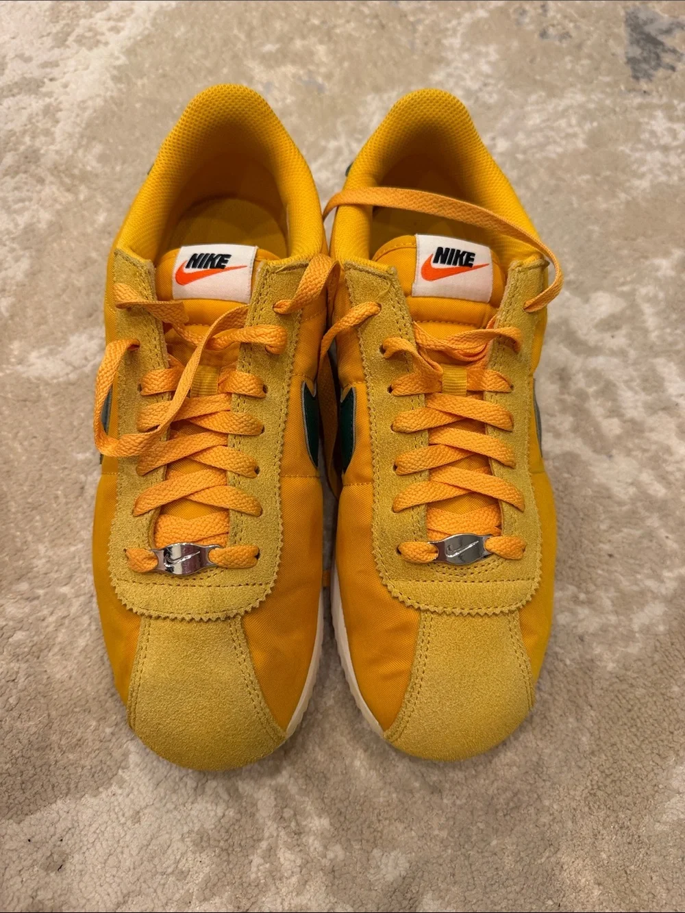 Nike Cortez TXT sneakers in yellow and green Size 9.5